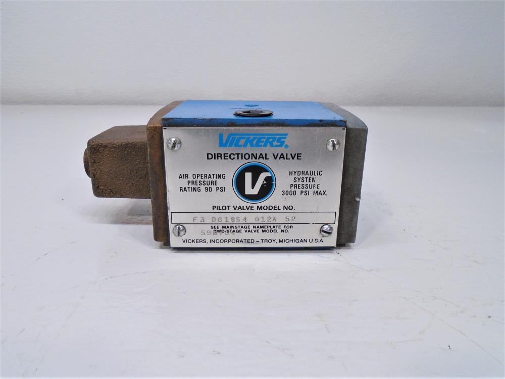 Vickers Directional Valve F3 DG18S4 012A 52